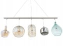 Lampa wisząca Brooklyn IV DUŻE SZKLANE KOLOROWE KLOSZE 120CM