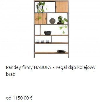 Regał/ parawan Habufa Pandey Regał/ parawan Habufa Pandey