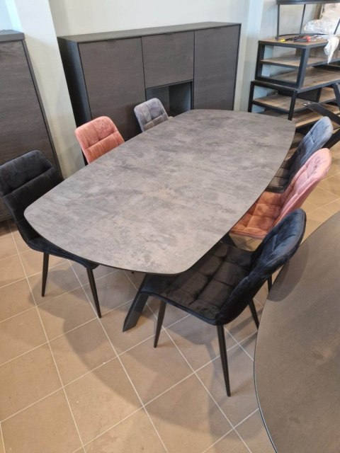 Stół Xooon Masura 200 x 105 cm owal antacyt Stół Xooon Masura 200 x 105 cm owal antacyt