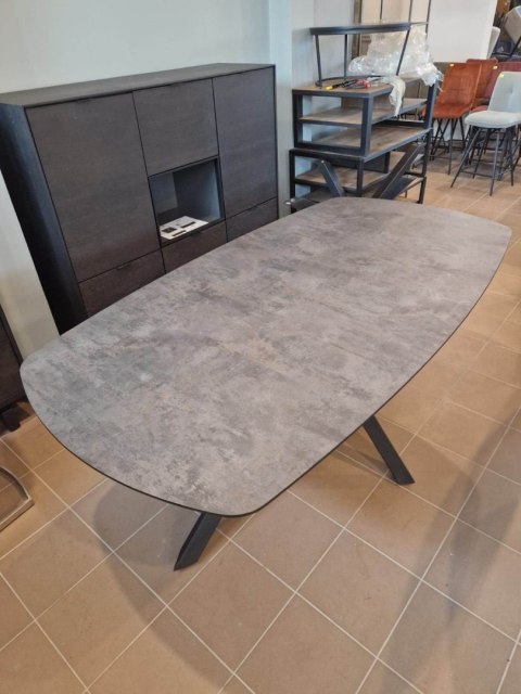 Stół Xooon Masura 200 x 105 cm owal antacyt Stół Xooon Masura 200 x 105 cm owal antacyt