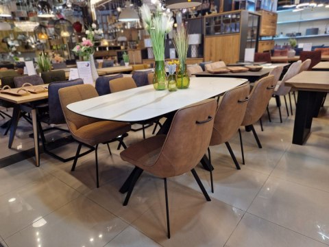 Stół Xooon Montello 200 x 100 cm white ceramika na szkle hartowanym Stół Xooon Montello 200 x 100 cm white ceramika na szkle hartowanym