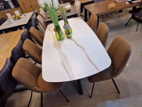 Stół Xooon Montello 200 x 100 cm white ceramika na szkle hartowanym Stół Xooon Montello 200 x 100 cm white ceramika na szkle hartowanym