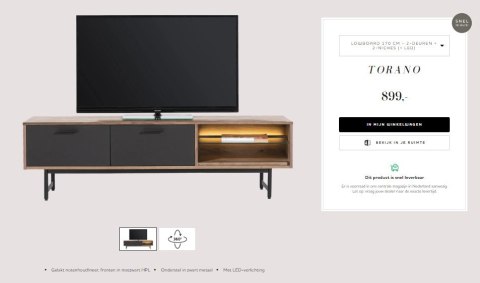 Szafka RTV 170 cm Xooon Torano Szafka RTV 170 cm Xooon Torano