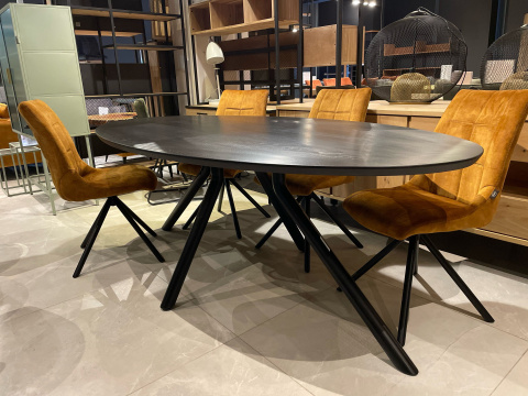 Stół Xooon Arvada 220 x 110 cm Elipsa lity dąb