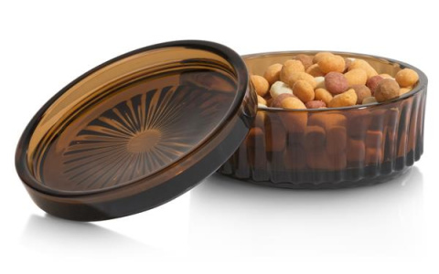 COCOmaison pojemnik szklany z pokrywką Liv h7 brązowy COCOmaison pojemnik szklany z pokrywką Liv h7 brązowy