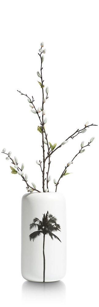 COCOmaison Wazon ceramiczny palm wys. 29 cm COCOmaison Wazon ceramiczny palm wys. 29 cm