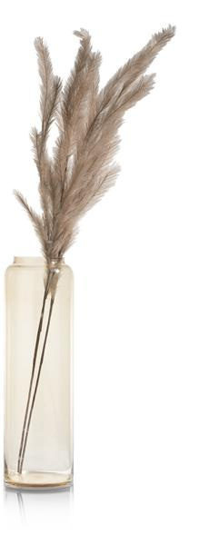 COCOmaison Wazon szklany Clair M W60cm beżowy COCOmaison Wazon szklany Clair M W60cm beżowy